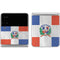 Dominican Republic Flag Faded Galaxy Z Flip4 5G Skin
